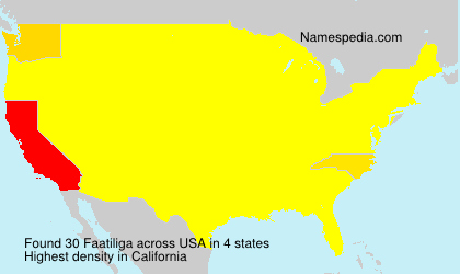 Surname Faatiliga in USA Surname Faatiliga in USA