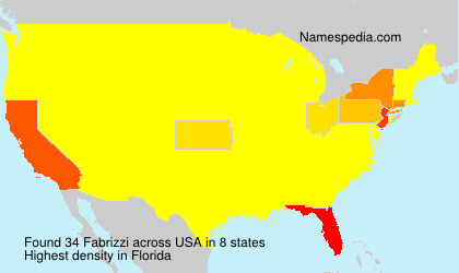 Surname Fabrizzi in USA Surname Fabrizzi in USA