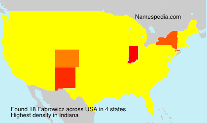 Surname Fabrowicz in USA Surname Fabrowicz in USA
