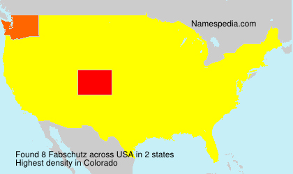 Surname Fabschutz in USA Surname Fabschutz in USA