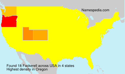 Surname Fackerell in USA Surname Fackerell in USA