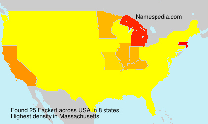 Surname Fackert in USA Surname Fackert in USA