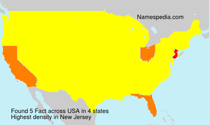 Surname Fact in USA Surname Fact in USA