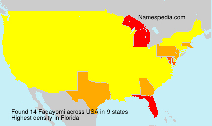 Surname Fadayomi in USA Surname Fadayomi in USA