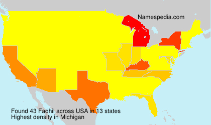 Surname Fadhil in USA Surname Fadhil in USA