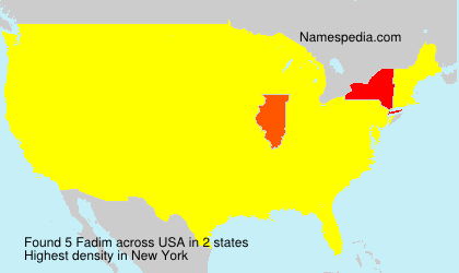 Surname Fadim in USA Surname Fadim in USA