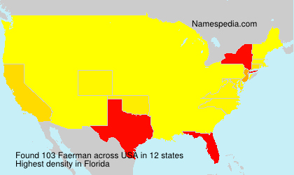 Surname Faerman in USA Surname Faerman in USA