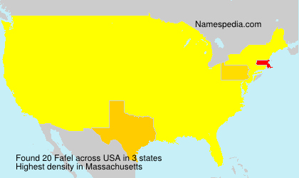 Surname Fafel in USA Surname Fafel in USA