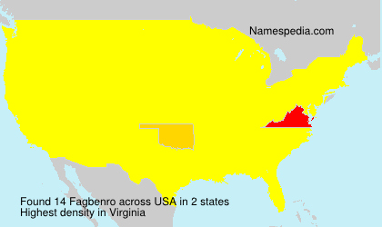 Surname Fagbenro in USA Surname Fagbenro in USA