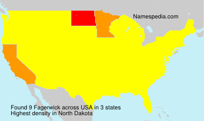 Surname Fagerwick in USA Surname Fagerwick in USA