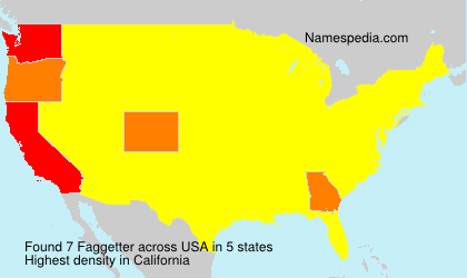 Surname Faggetter in USA Surname Faggetter in USA