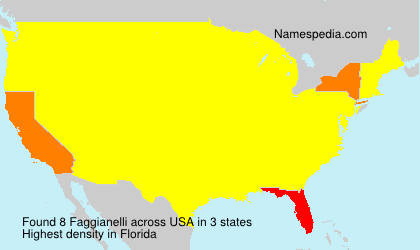 Surname Faggianelli in USA Surname Faggianelli in USA