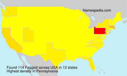 Surname Faggioli in USA Surname Faggioli in USA