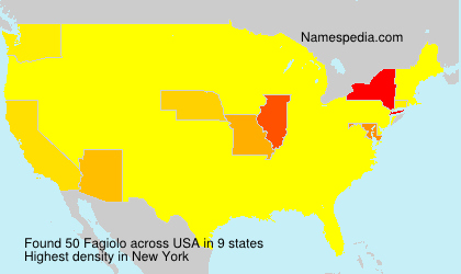 Surname Fagiolo in USA Surname Fagiolo in USA