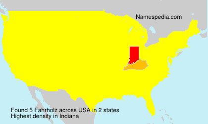 Surname Fahrholz in USA Surname Fahrholz in USA