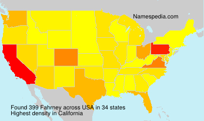 Surname Fahrney in USA Surname Fahrney in USA