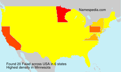 Surname Faiad in USA Surname Faiad in USA