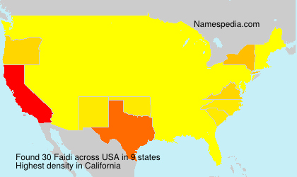 Surname Faidi in USA Surname Faidi in USA