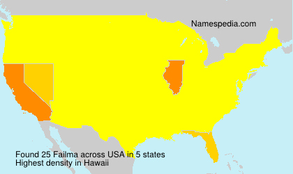 Surname Failma in USA Surname Failma in USA