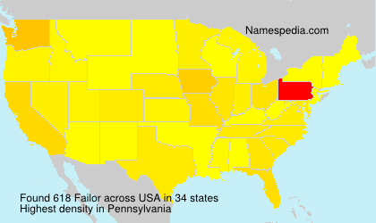 Surname Failor in USA Surname Failor in USA