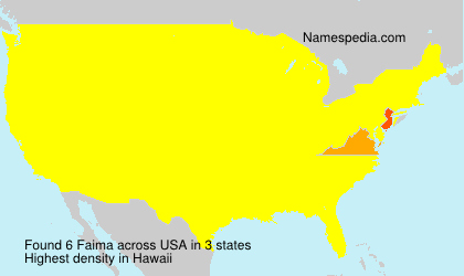Surname Faima in USA Surname Faima in USA