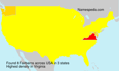 Surname Fairbarns in USA Surname Fairbarns in USA