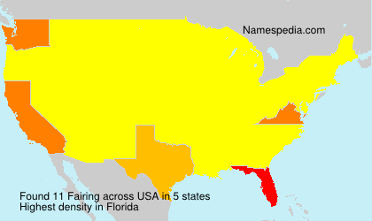 Surname Fairing in USA Surname Fairing in USA