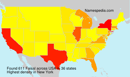 Surname Faisal in USA Surname Faisal in USA