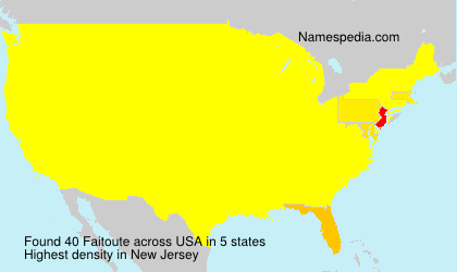 Surname Faitoute in USA Surname Faitoute in USA