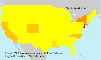Surname Fakelmann in USA Surname Fakelmann in USA