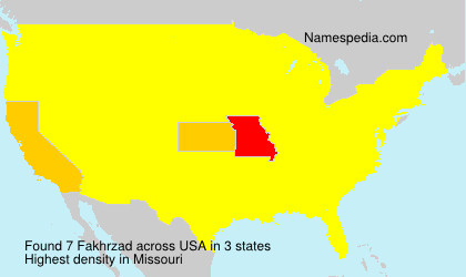 Surname Fakhrzad in USA Surname Fakhrzad in USA