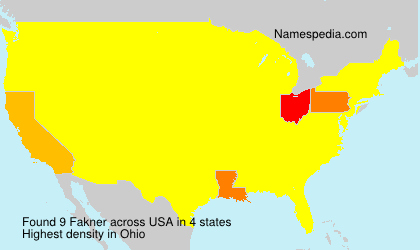 Surname Fakner in USA Surname Fakner in USA