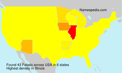 Surname Falada in USA Surname Falada in USA