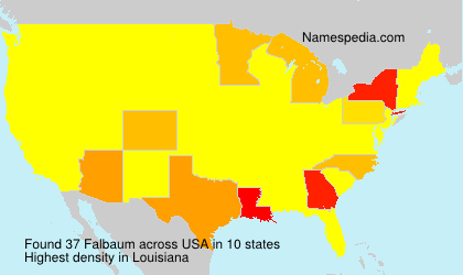 Surname Falbaum in USA Surname Falbaum in USA