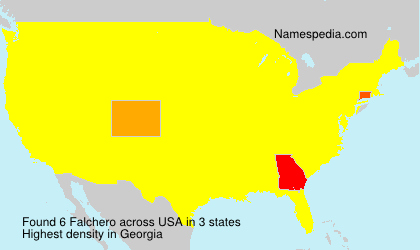 Surname Falchero in USA Surname Falchero in USA