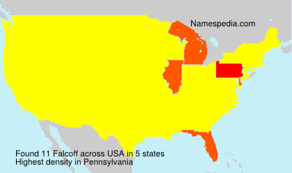 Surname Falcoff in USA Surname Falcoff in USA