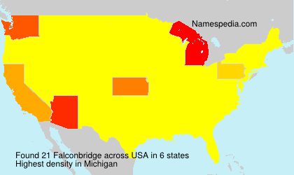 Surname Falconbridge in USA Surname Falconbridge in USA