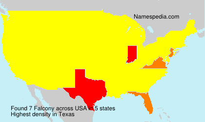 Surname Falcony in USA Surname Falcony in USA