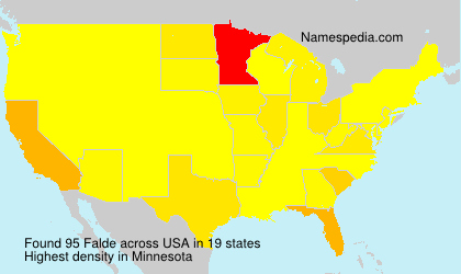 Surname Falde in USA Surname Falde in USA