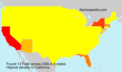 Surname Faldi in USA Surname Faldi in USA