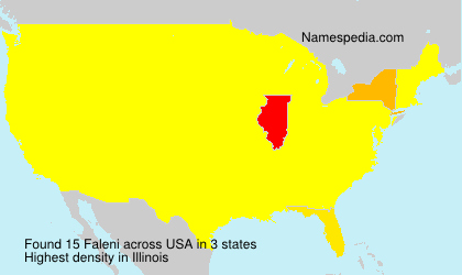 Surname Faleni in USA