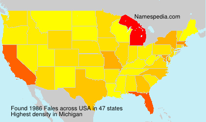 Surname Fales in USA Surname Fales in USA