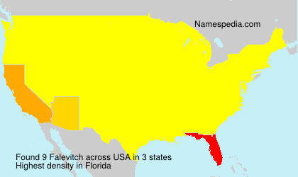 Surname Falevitch in USA Surname Falevitch in USA