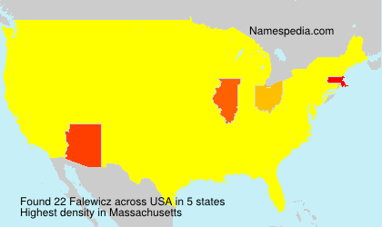 Surname Falewicz in USA Surname Falewicz in USA