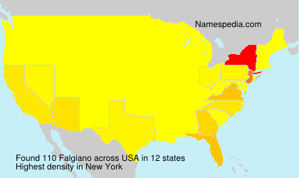 Surname Falgiano in USA Surname Falgiano in USA