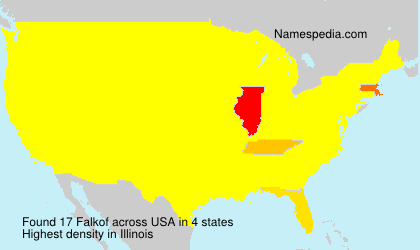 Surname Falkof in USA Surname Falkof in USA