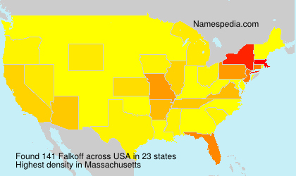 Surname Falkoff in USA Surname Falkoff in USA