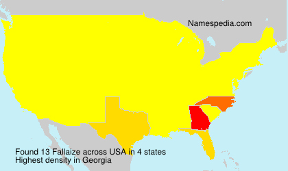 Surname Fallaize in USA Surname Fallaize in USA