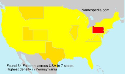 Surname Falleroni in USA Surname Falleroni in USA