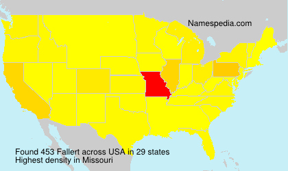 Surname Fallert in USA Surname Fallert in USA